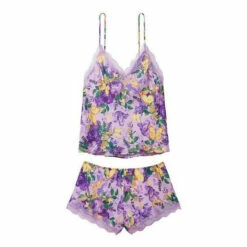 Victoria’s Secret Victoria's Secret Satin Cami Set Runaway Teal -Victoria's Secret Shop unnamed file 5423