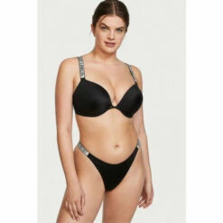 Victoria’s Secret Victoria's Secret Shine Strap Bombshell Push Up Swim Top