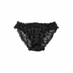 Victoria’s Secret Victoria's Secret Ruffle Mesh Cheekini Panty Coconut White -Victoria's Secret Shop unnamed file 547