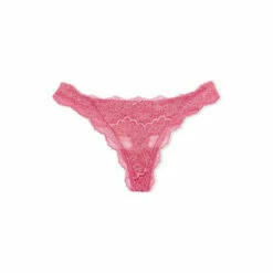 Victoria’s Secret Victoria's Secret Dahlia Pink Lace Thong Panty -Victoria's Secret Shop unnamed file 593