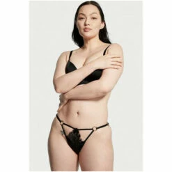 Victoria’s Secret Victoria's Secret Leaf Embroidery VString Panty