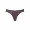 Victoria’s Secret Victoria's Secret French Sage Lace Waist Cotton Thong Panty