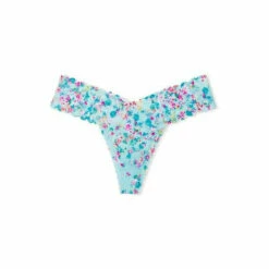 Victoria’s Secret Victoria's Secret Floral Lace Thong Panty Rendezvous Blue -Victoria's Secret Shop unnamed file 804