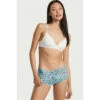 Victoria’s Secret Victoria's Secret Aqua Blossom Lacie Shortie Panty -Victoria's Secret Shop unnamed file 854