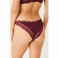 Victoria’s Secret Victoria's Secret Purple Floral Lace Trim Cheekini Panty -Victoria's Secret Shop unnamed file 905