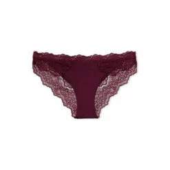 Victoria’s Secret Victoria's Secret Purple Floral Lace Trim Cheekini Panty -Victoria's Secret Shop unnamed file 909