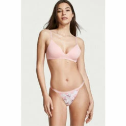 Victoria’s Secret Victoria's Secret Stretch Cotton String Bikini Panty Tropical Teal