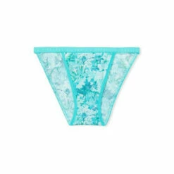 Victoria’s Secret Victoria's Secret Stretch Cotton String Bikini Panty Tropical Teal -Victoria's Secret Shop unnamed file 943
